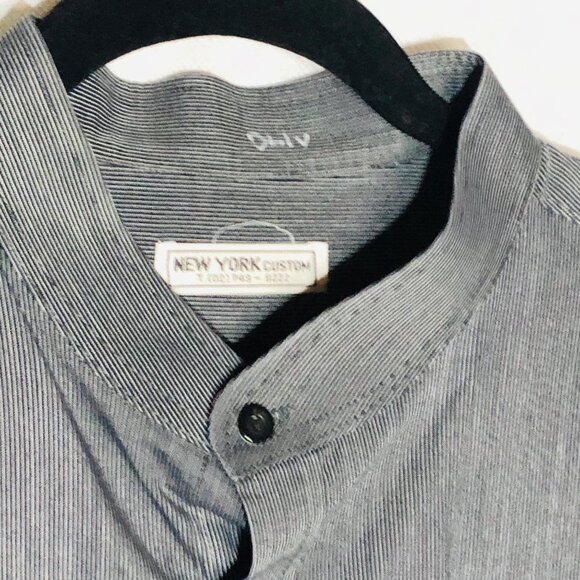 New York custom dress shirt long sleeve button down stripes size txx large READ - Picture 6 of 9